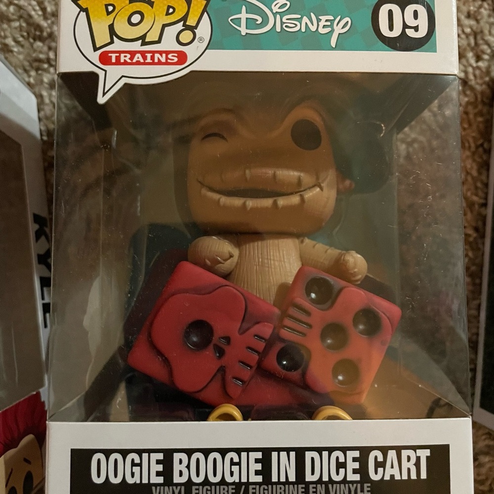 Oogie Boogie in train cart